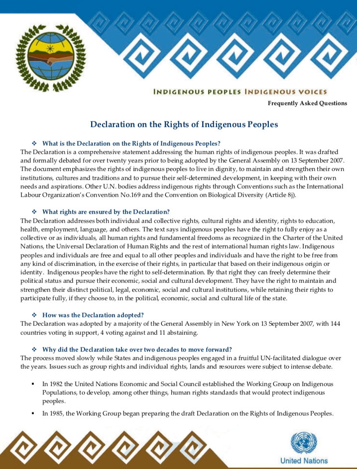 FAQs on Indigenous HR